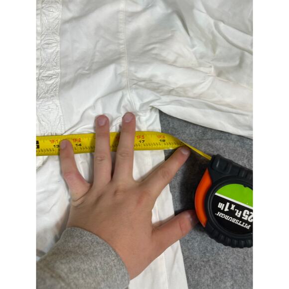 VINTAGE Wrangler Shirt Womens Small White Button Up Long Sleeve Pintuck Preppy - Picture 2 of 4